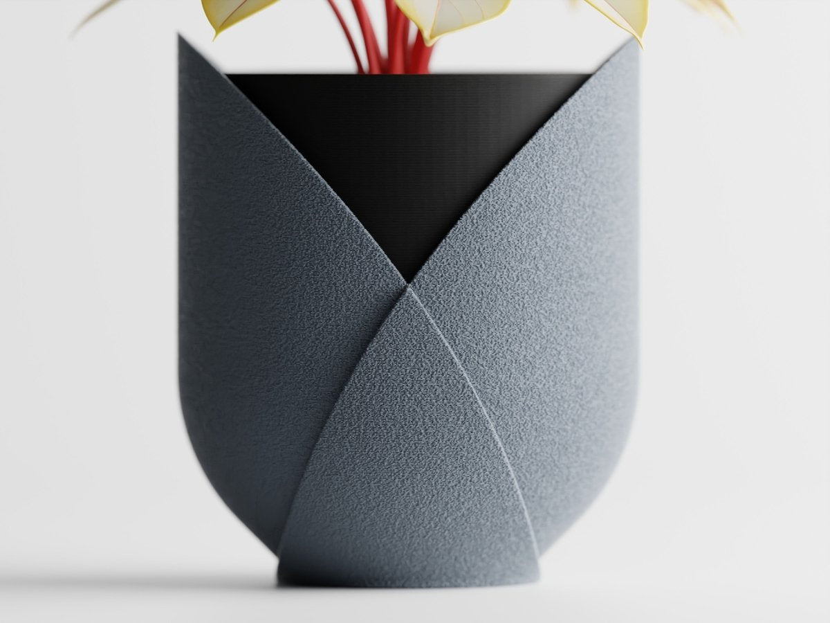 Elyndra – Strukturiertes Pflanzengefäß mit harmonischem Farbspiel