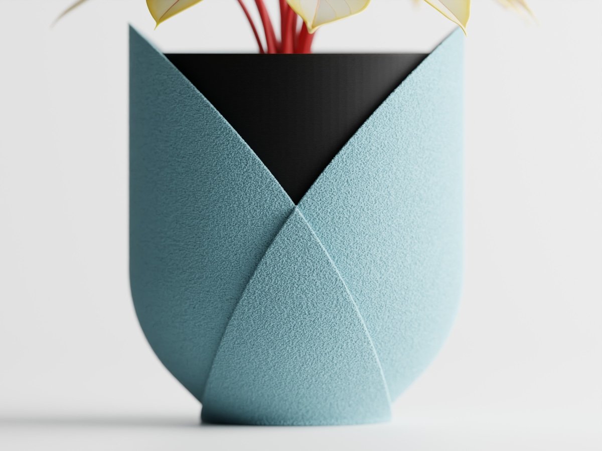 Elyndra – Strukturiertes Pflanzengefäß mit harmonischem Farbspiel