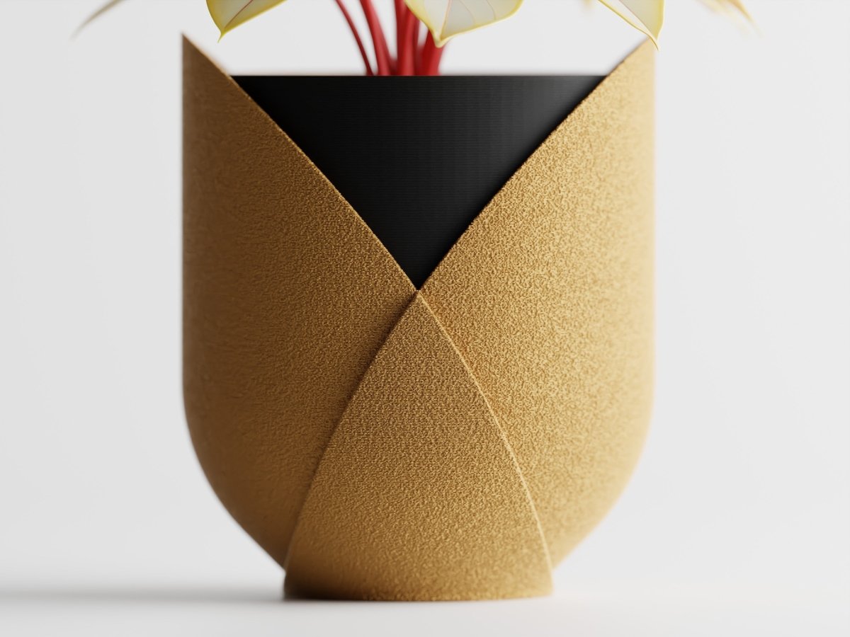 Elyndra – Strukturiertes Pflanzengefäß mit harmonischem Farbspiel