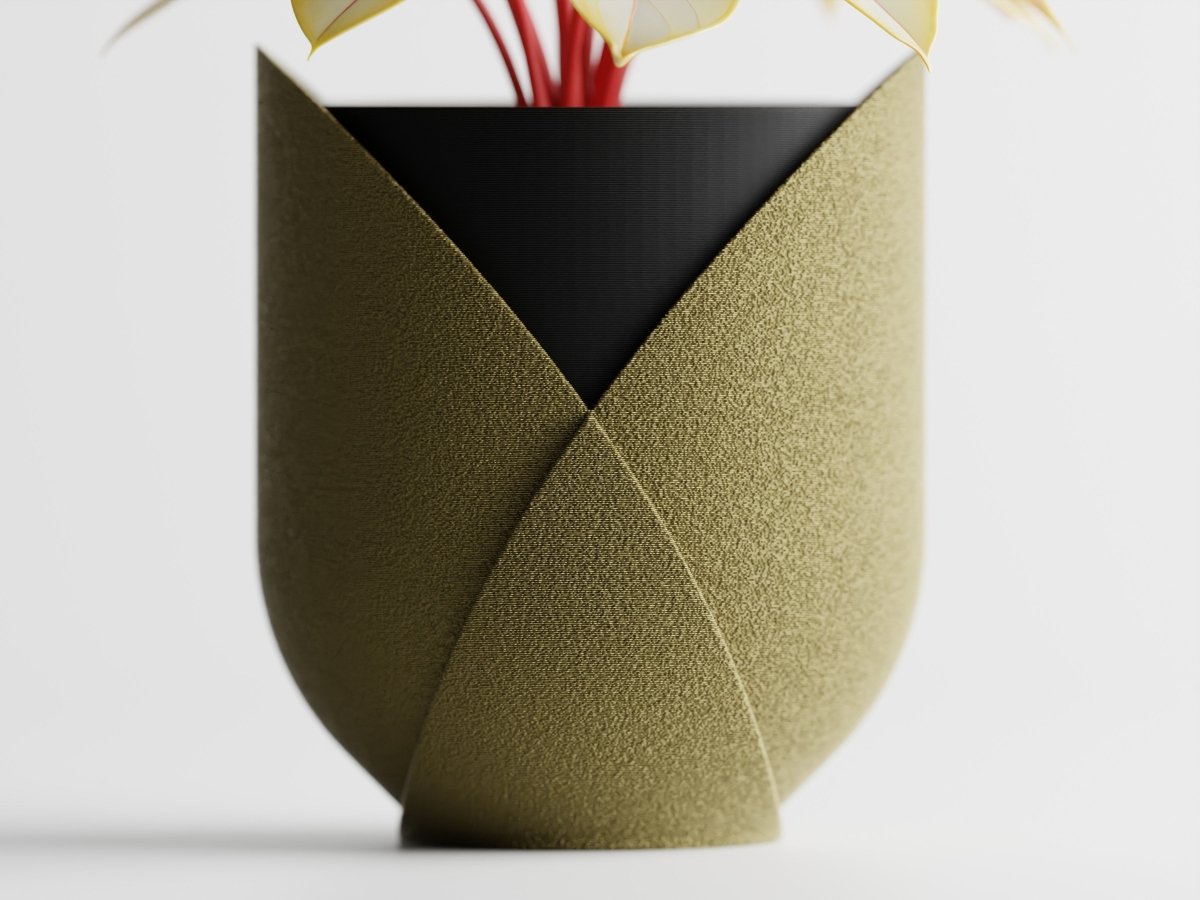 Elyndra – Strukturiertes Pflanzengefäß mit harmonischem Farbspiel