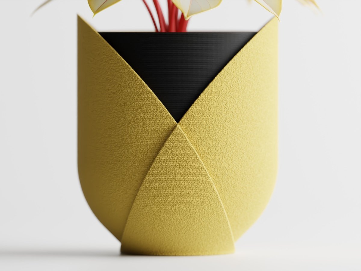 Elyndra – Strukturiertes Pflanzengefäß mit harmonischem Farbspiel