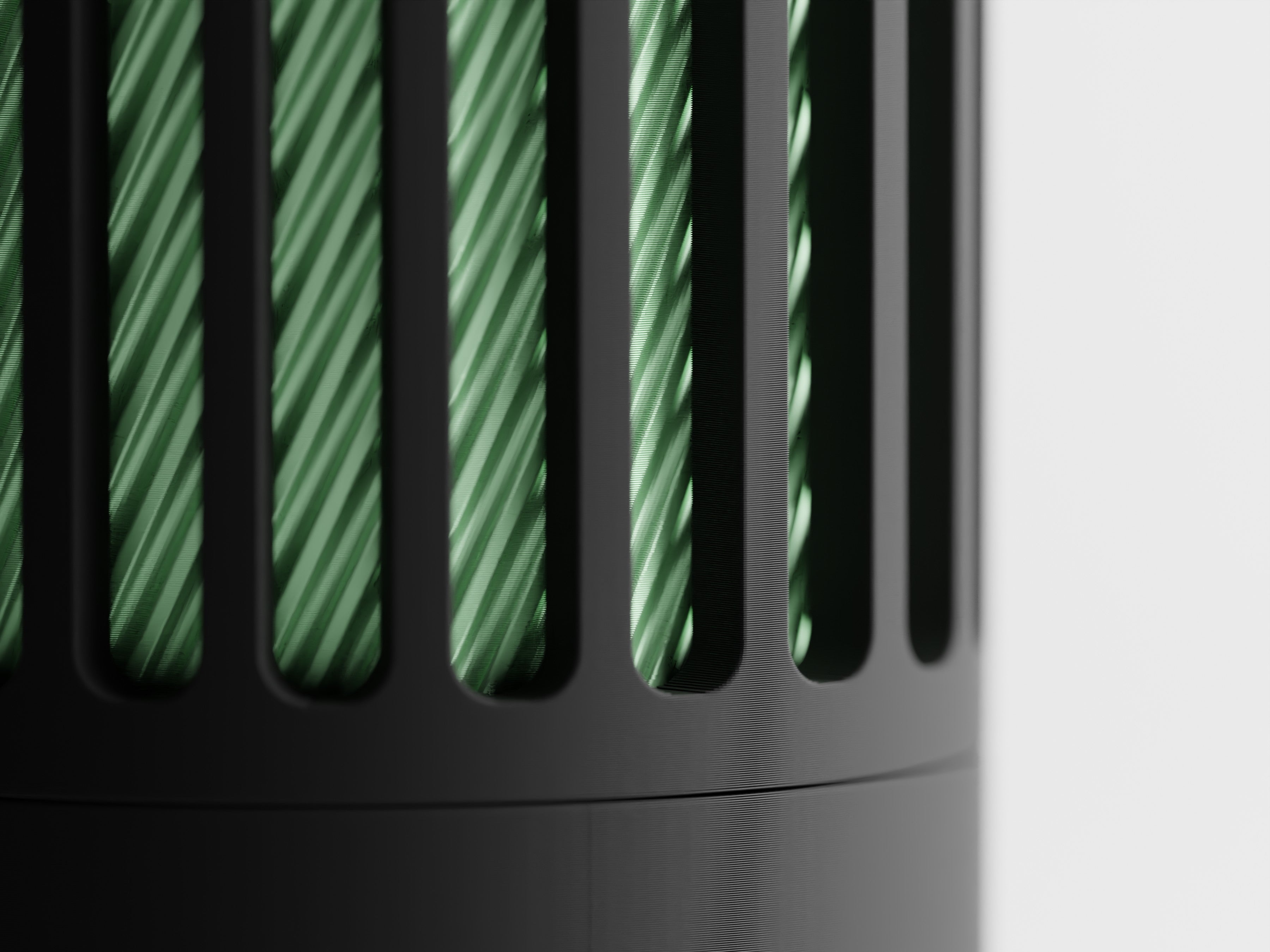 Veyra – Moderner 3D-gedruckter Pflanztopf mit strukturiertem Design