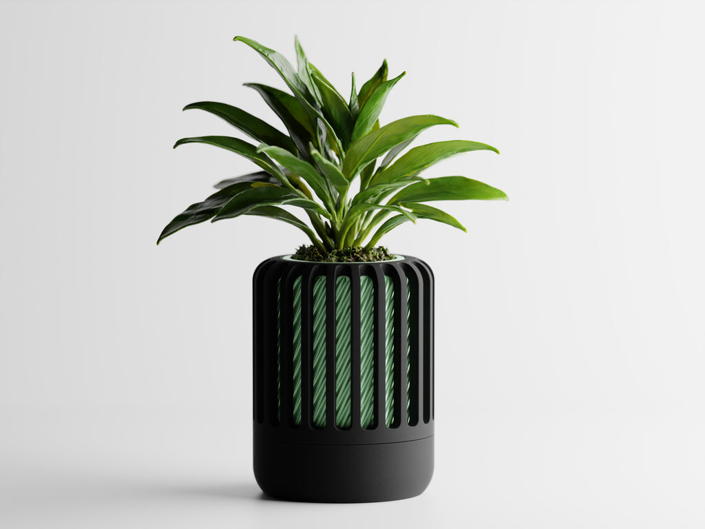 Veyra – Moderner 3D-gedruckter Pflanztopf mit strukturiertem Design